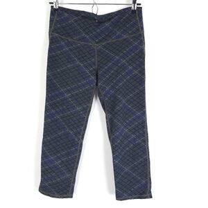 Athleta Argyle Print Cropped Pants Size M
